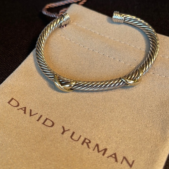 David Yurman Jewelry David Yurman Cuff Bracelet With Two X Design